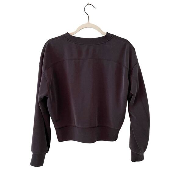 Lululemon Softstreme Crew Pullover Sweatshirt Gray Size 2 750E - Picture 4 of 12